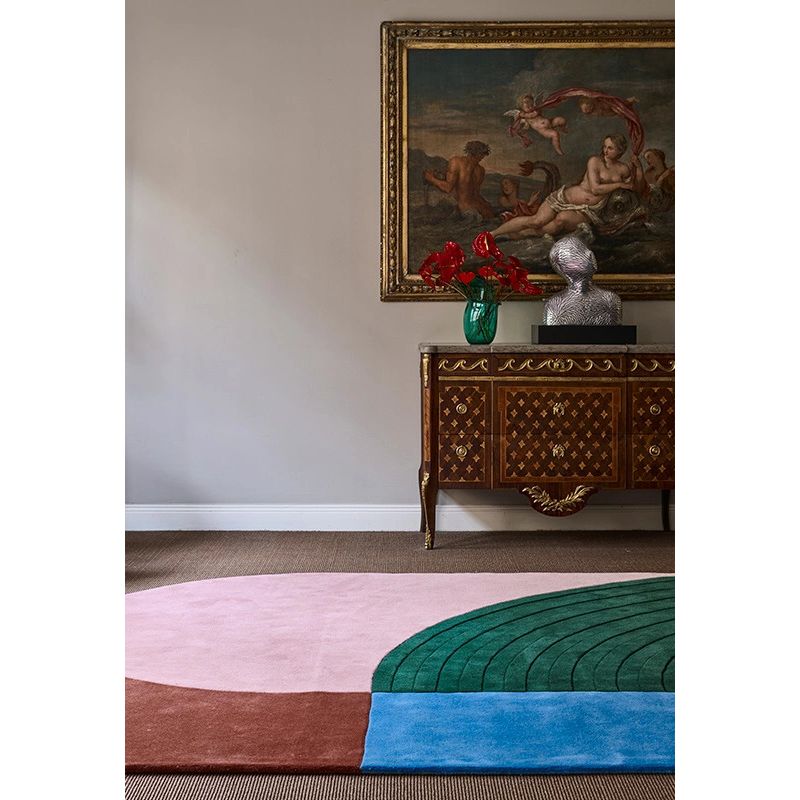 copy of Tapis prestige laine multicolore Follow the Trace
