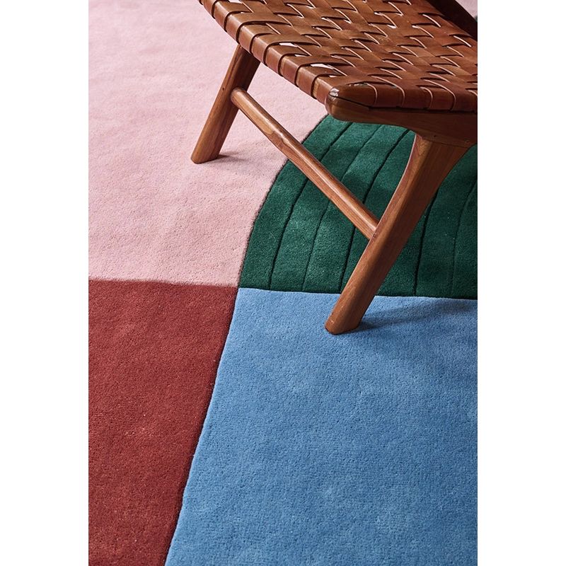 copy of Tapis prestige laine multicolore Follow the Trace