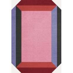 Tapis prestige laine multicolore Tekla Crystal Spectrum