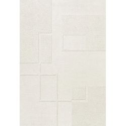 Tapis prestige laine et viscose blanc Swedish Grace