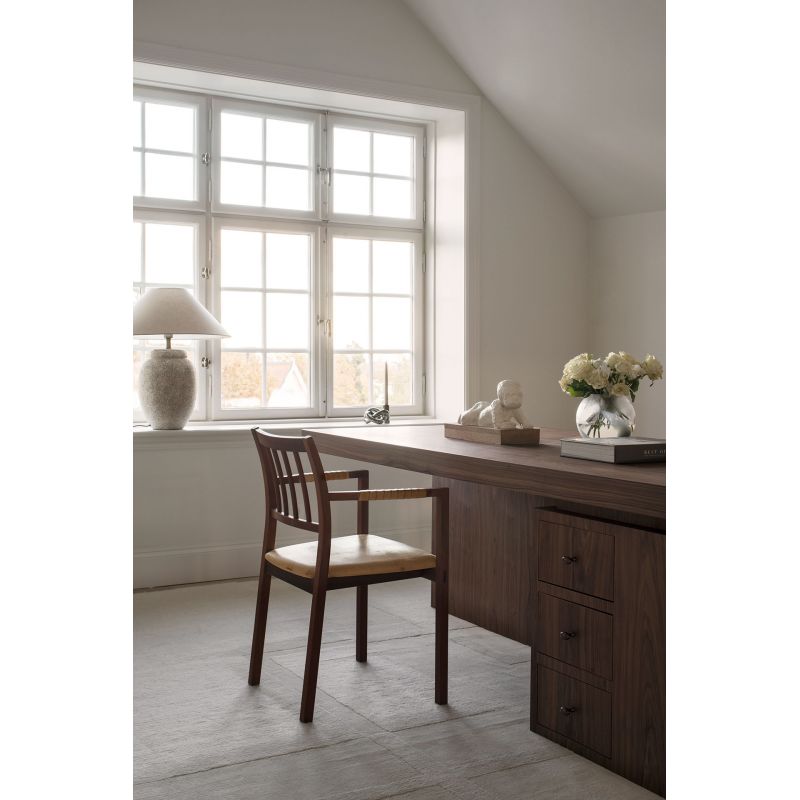 Tapis prestige laine et viscose blanc Swedish Grace