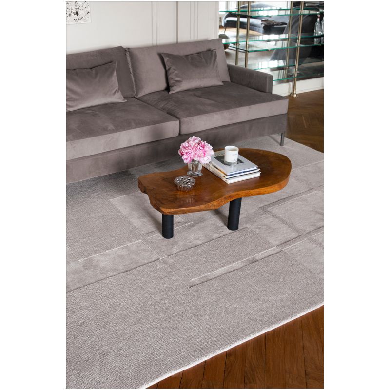 Tapis prestige laine et viscose blanc Swedish Grace