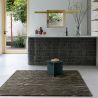 Tapis haut de gamme laine vert olive Twinset Shore