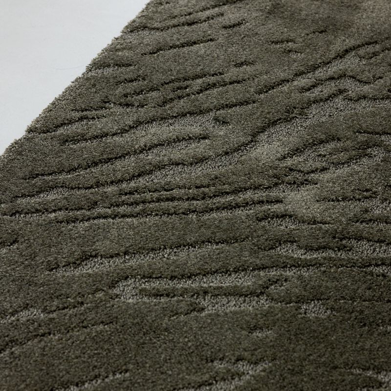 Tapis haut de gamme laine vert olive Twinset Shore