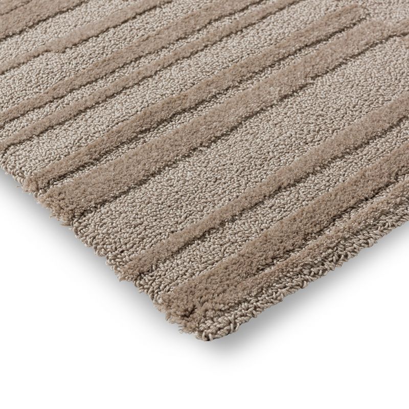 Tapis haut de gamme laine taupe Twinset Terrain