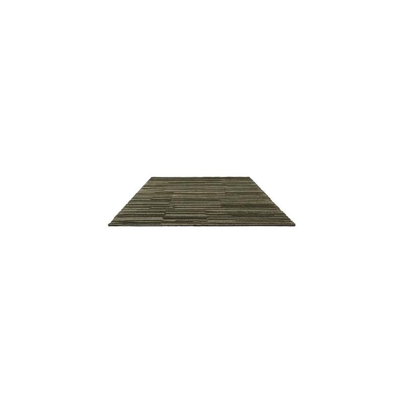 Tapis haut de gamme laine vert olive Twinset Terrain