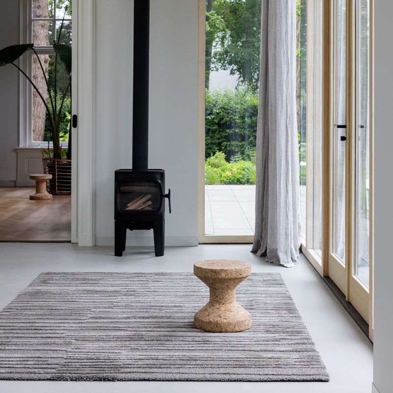 Tapis haut de gamme laine marron shiitake Twinset Terrain