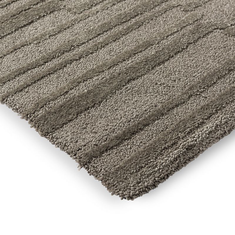 Tapis haut de gamme laine marron shiitake Twinset Terrain