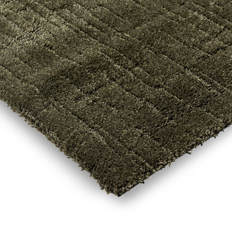 Tapis haut de gamme laine vert olive Twinset Urban
