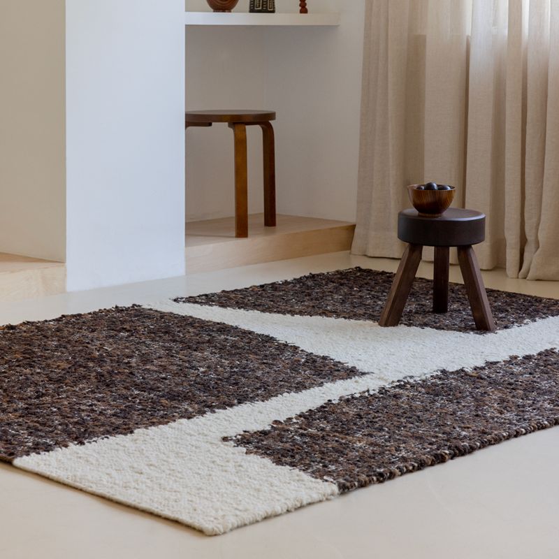 Tapis noir et blanc Craft Fundament