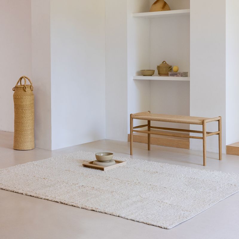 Tapis noir et blanc Craft Fundament