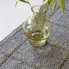 Tapis Vert olive et gris Craft Matter Check