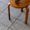 Tapis Vert olive et gris Craft Matter Check