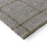 Tapis Vert olive et gris Craft Matter Check
