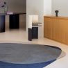 Tapis Pure laine Element Arp Bleu