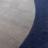 Tapis Pure laine Element Arp Bleu