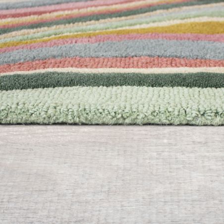 Tapis de salon polyester design bleu canard Infinite Tapis de salon polyester design bleu canard Infinite