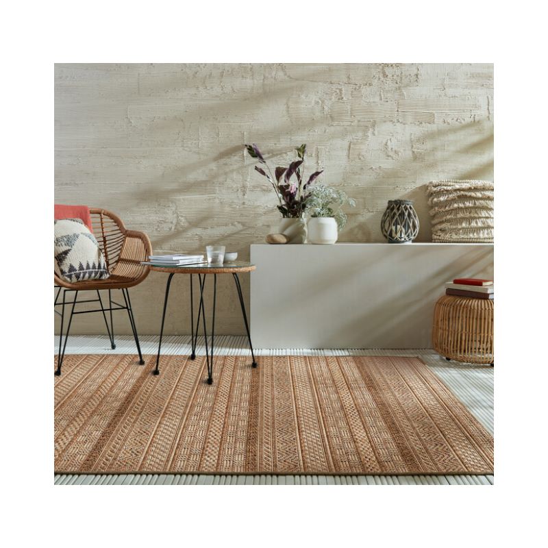 Tapis effet Jute Farah Stripe extérieur