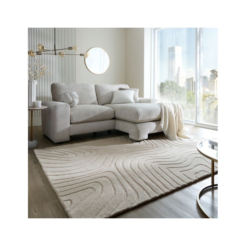 Tapis laine Mesmerize Beige
