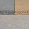 Tapis en laine forme originale monochrome Lozenge detail