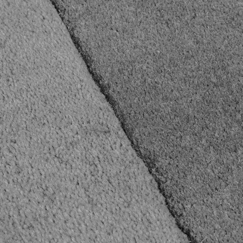 Tapis en laine forme originale monochrome Lozenge matiere