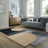 Tapis en laine forme originale monochrome Lozenge ambiance