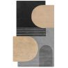 copy ofTapis en laine forme originale monochrome Lozenge