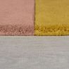 Tapis en laine forme originale bright multi Lozenge