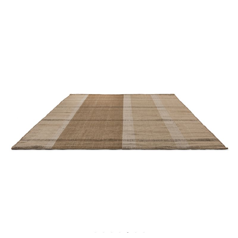 Tapis indoor/outdoor 100% PET Zona Cashew Block Stripe