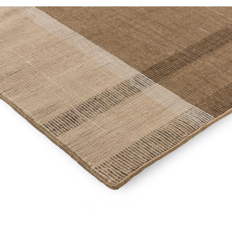 Tapis indoor/outdoor 100% PET Zona Cashew Block Stripe