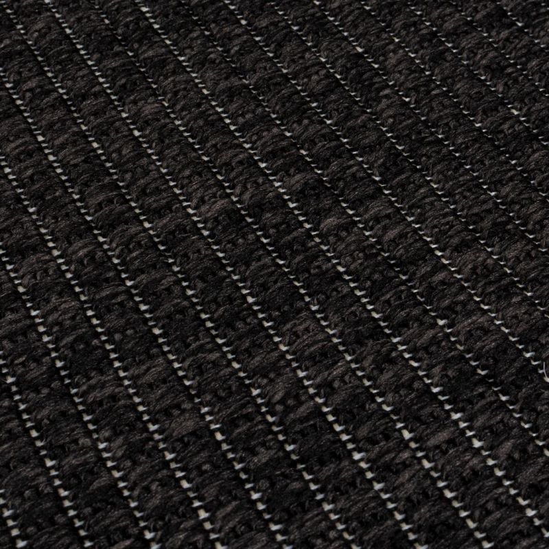 Tapis d'extérieur intérieur anthracite Aruba détail