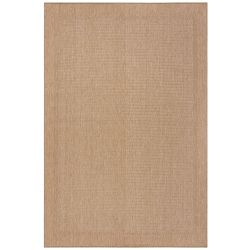 Tapis d'extérieur en polypropylène beige Aruba