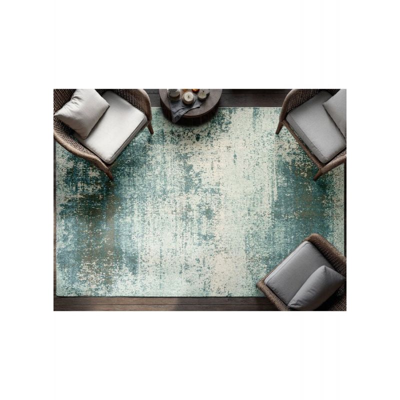 Tapis d'extérieur tissé plat en polyester Neptune ambiance