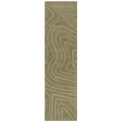 Tapis laine Mesmerize Vert runner