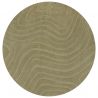 Tapis laine Mesmerize Vert rond