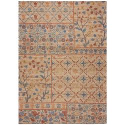Tapis en jute patchwork Taylor