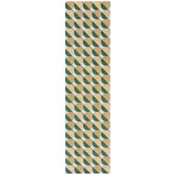 Tapis de couloir moderne Carlos Circle Géométrique