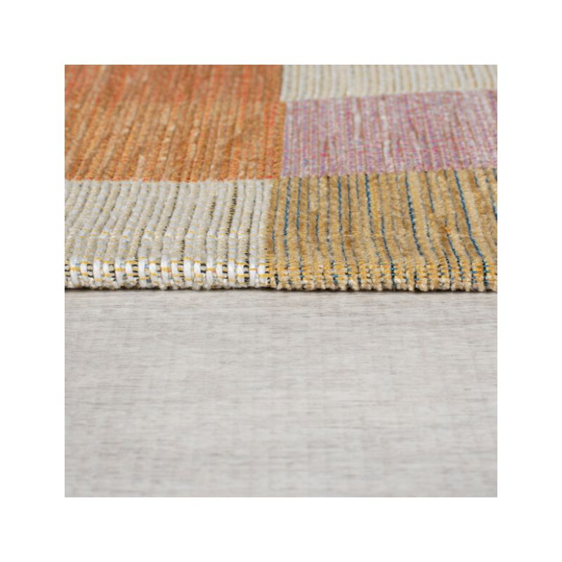 Tapis moderne Riley Block Geometric bordure