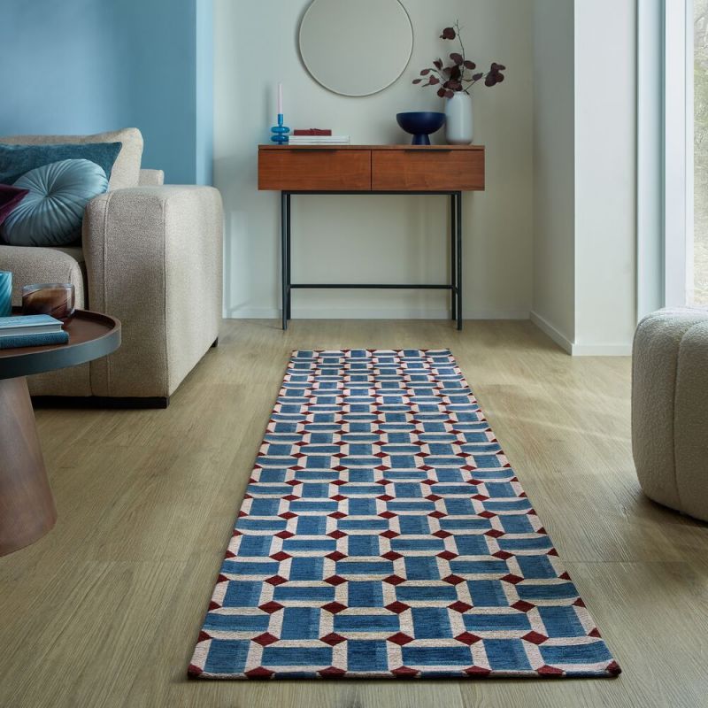 Tapis moderne Lennox Géométrique ambiance