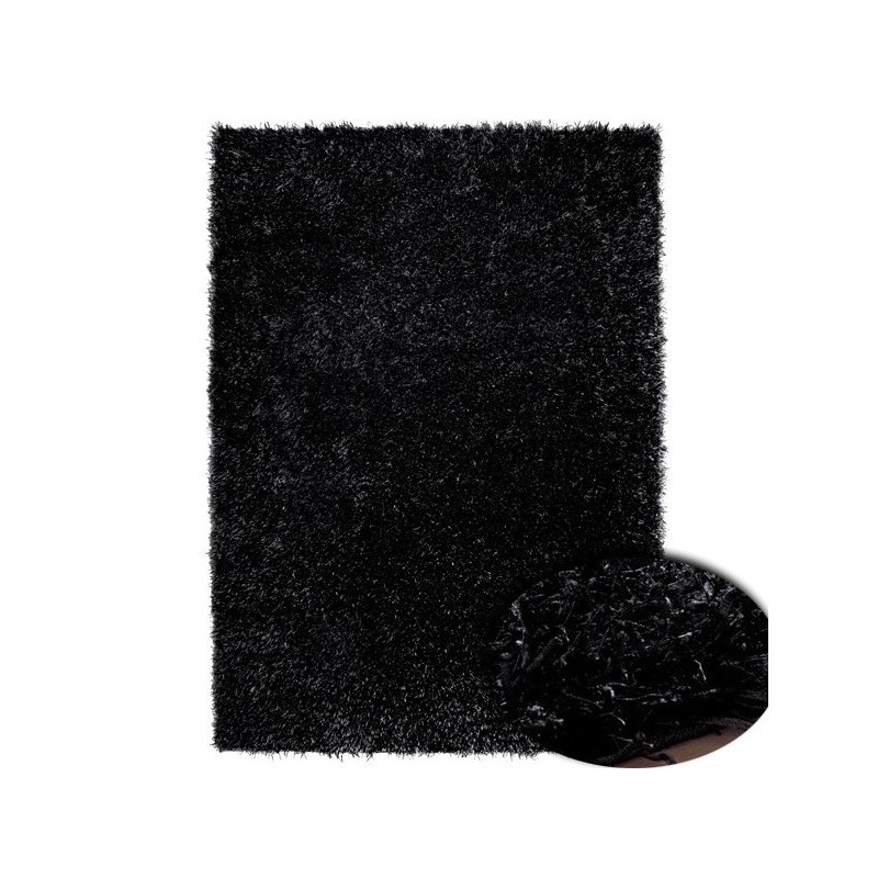 Tapis de salon shaggy Esprit Home noir