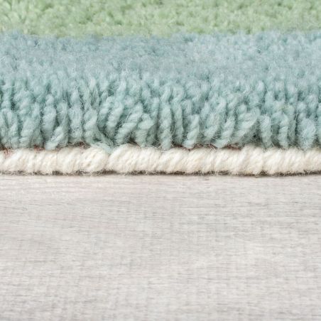 Tapis de salon laine multicolor Zagora bordure Tapis de salon laine multicolor Zagora bordure