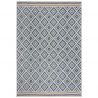 Tapis exterieur motifs bleus Zia