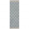 Tapis exterieur motifs bleus Zia