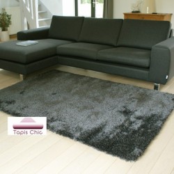 Tapis De Salon Shaggy 140 X 200cm Uni Beige Descente de lit Tapis Doux  Poils Longs pour Salon Chambre Canapé