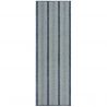 Tapis exterieur motifs rayures bleues  couloir