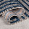Tapis exterieur motifs géométriques bleus Vigo dos