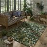 Tapis indoor/ outdoor en PET recyclé motif floral Moris&CO ambiance