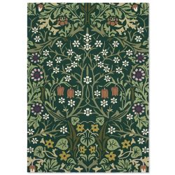 Tapis indoor/ outdoor en PET recyclé motif floral Moris&CO