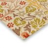 Tapis indoor/ outdoor en PET recyclé motif floral beige Moris&CO angle