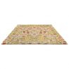 Tapis indoor/ outdoor en PET recyclé motif floral beige Moris&CO incrust